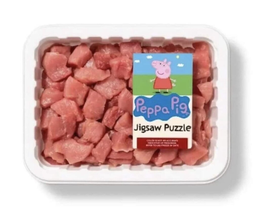 AI caption: pep pig jigsaw puzzle - 450g, flat