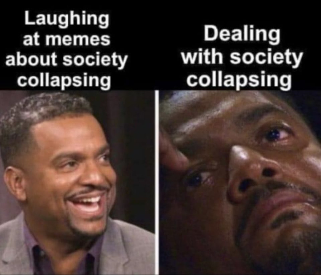 AI caption: laughing at memes with a picture of a man and a woman, meme