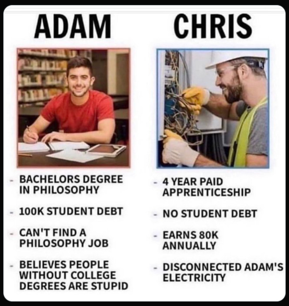 AI caption: a poster with the words adam and chris, poster