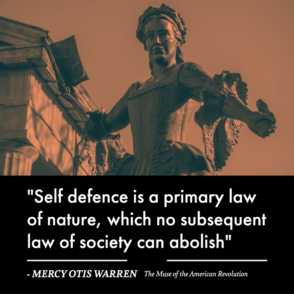 AI caption: self defense is a primary law of nature, which no subordinate law of society can abrogate, portrait