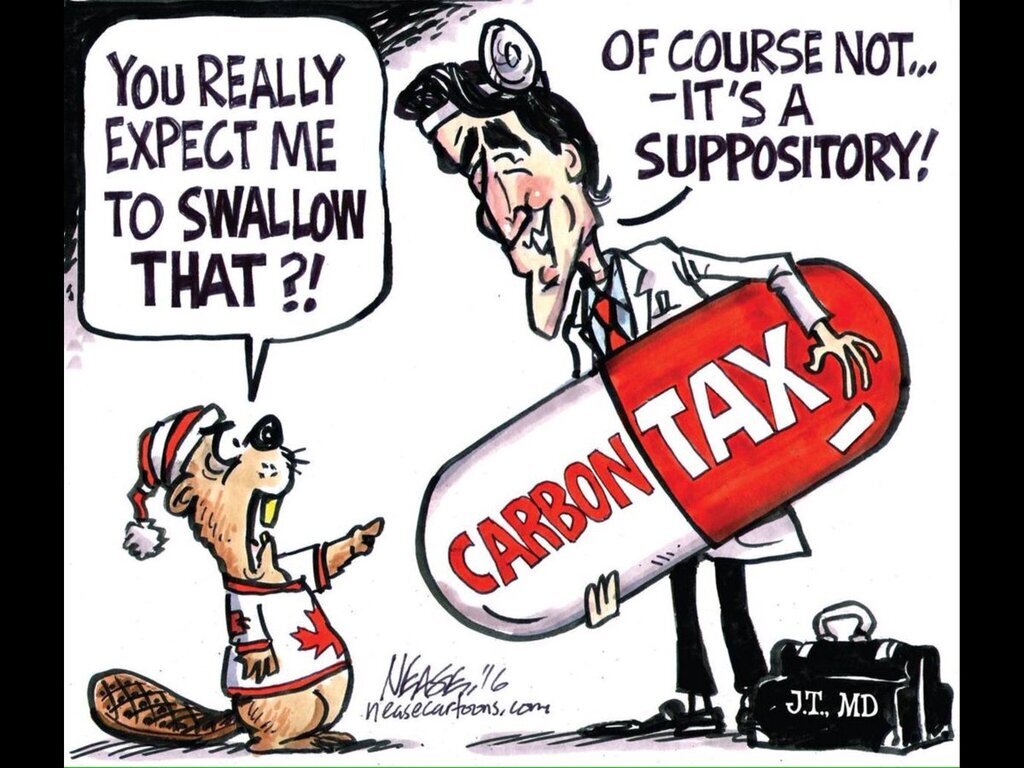 AI caption: carbon tax cartoon - a cartoon of a man and a squirrel, cartoon