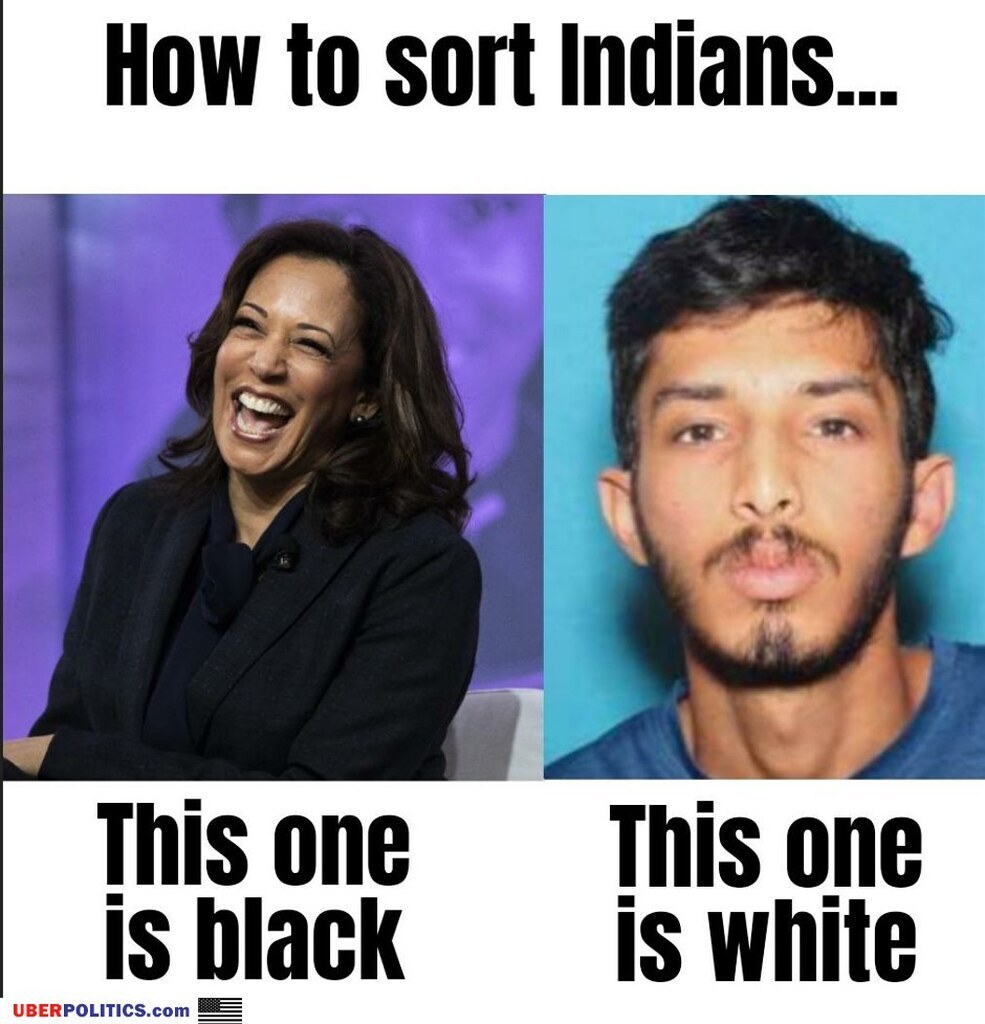 AI caption: how to sort indians, black and white