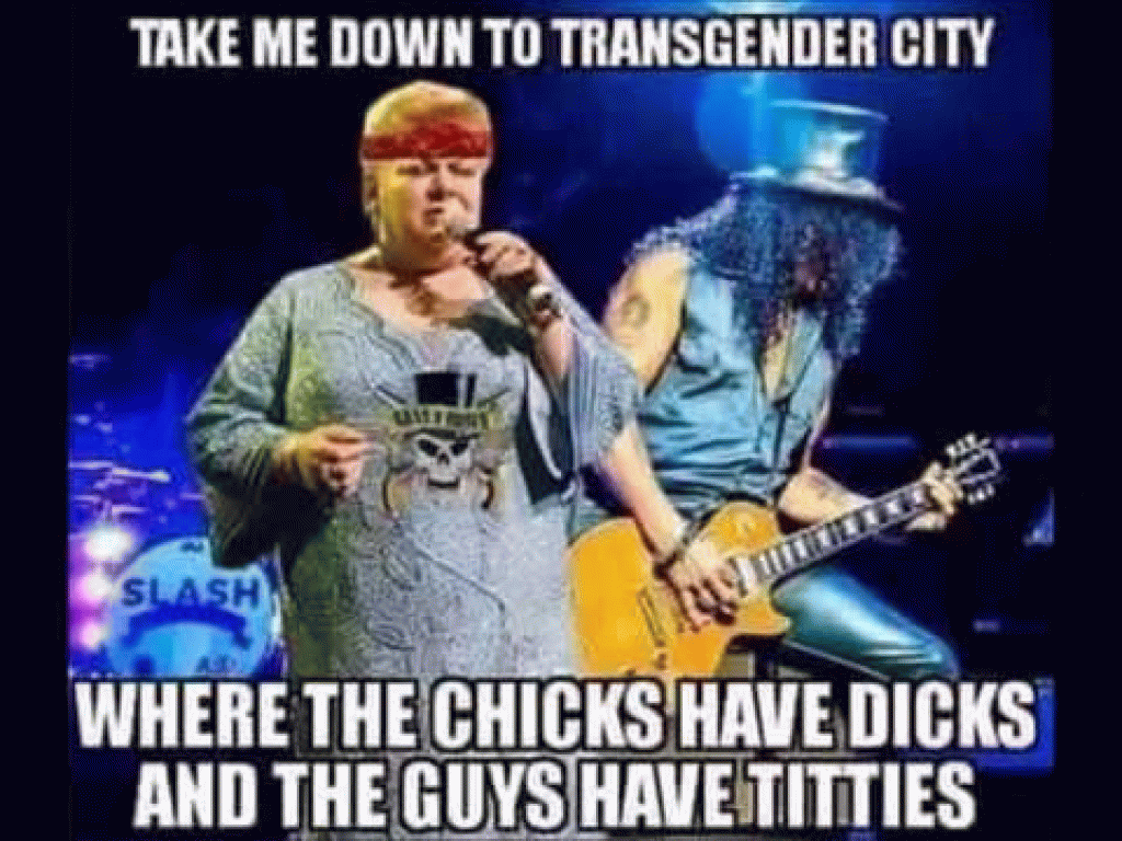 AI caption: a man with a bandana and a hat with the words take down to the bakery city where the pies have cream and the cakes are tasty, cartoon a man with a pie and the caption oh oh oh sweet slices of pie, the man is wearing a hat, comic a woman with a guitar and a caption that says take me to transgender city where the chicks have dicks and the guys have tits, the chicks have dicks and the guys have tits