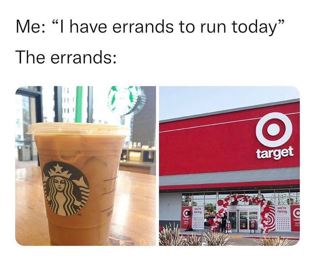 AI caption: me have a latte to run today the latte, meme