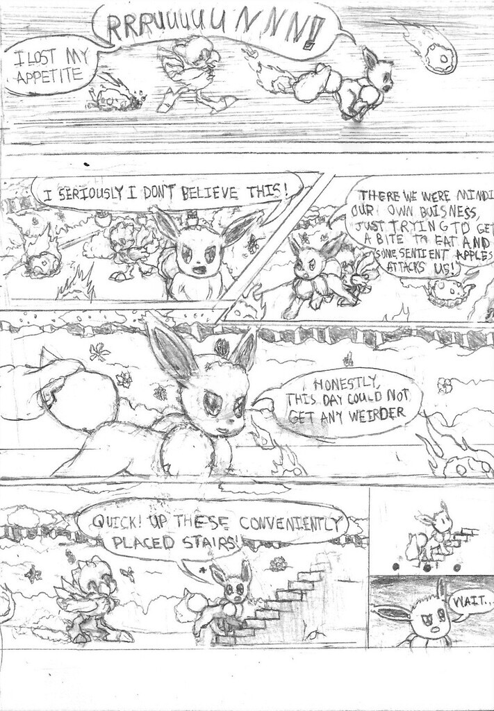 AI caption: pokemon xy - page 1, comic a drawing of an apple tree with a teddy bear, the drawing of a teddy bear, black and white a comic page with several different comics, the image is a comic strip with a lot of violence, comic book a comic page with a drawing of a cartoon character, it shows a cartoon character, comic book