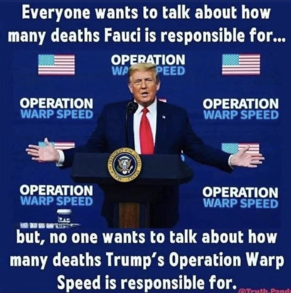 AI caption: trump's speech at a podium with a quote, graphic