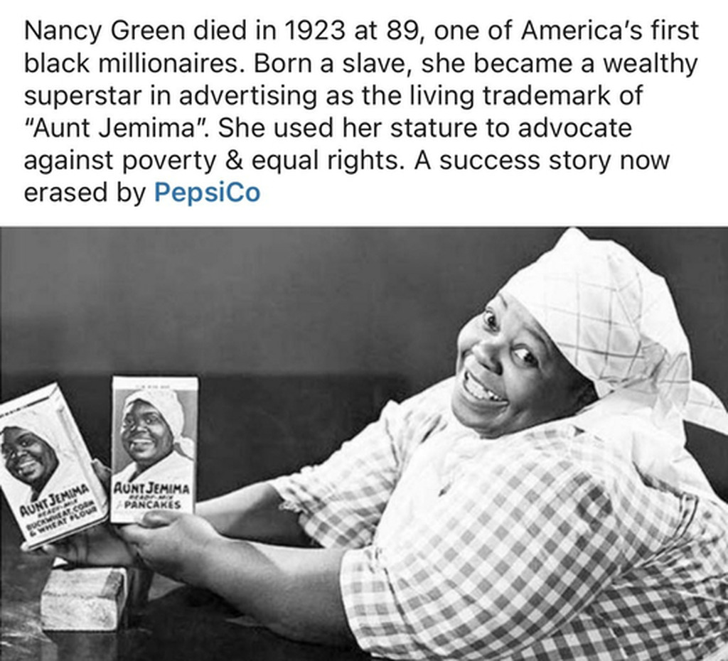 AI caption: nancy edwards, the first black millionaire, died in 1882, black and white