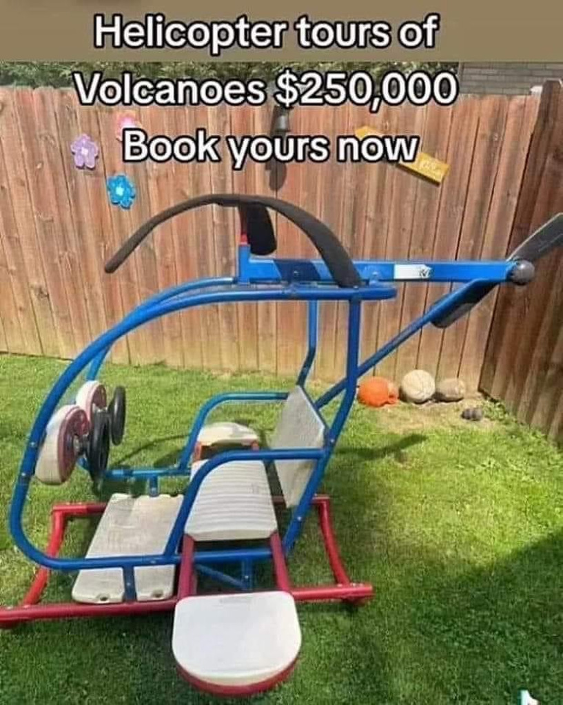 AI caption: helicopter tours of volcanoes $ 25,000 book your tour now, ad