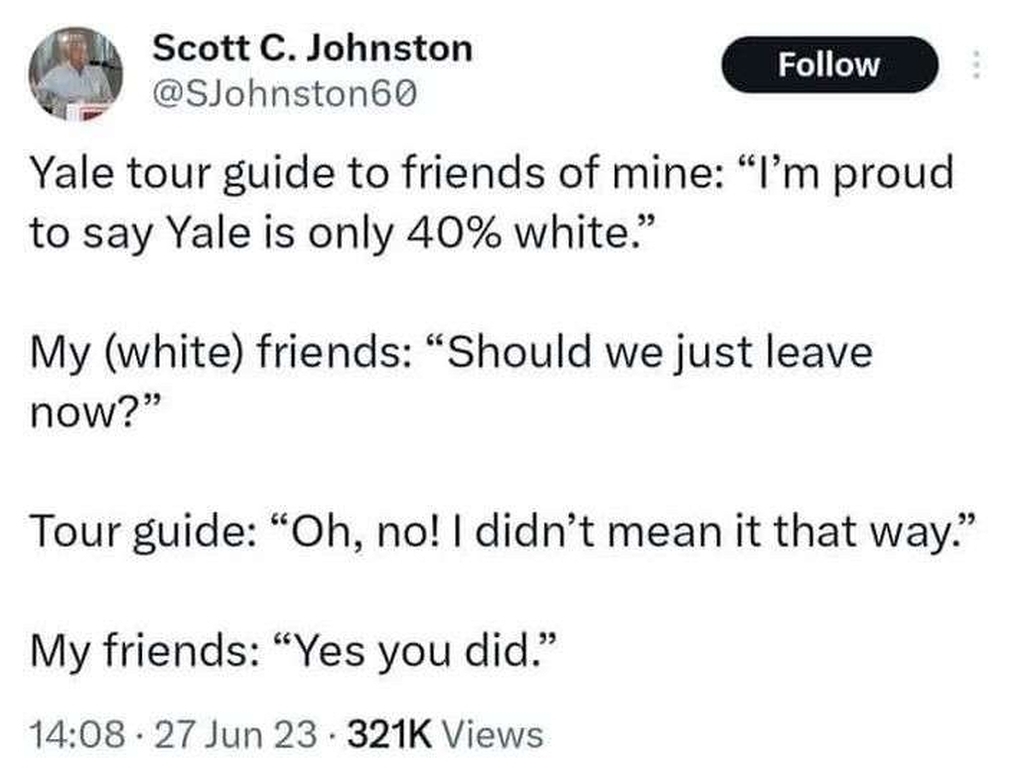 AI caption: a group of people are talking about a tour, a tweet