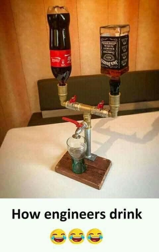 AI caption: engineers drink coca cola, meme