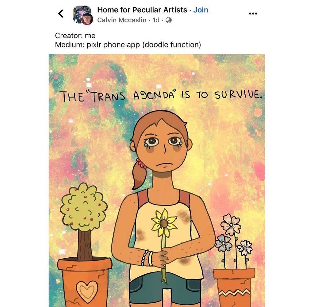 AI caption: a girl with a flower pot and a flower in it, cartoon