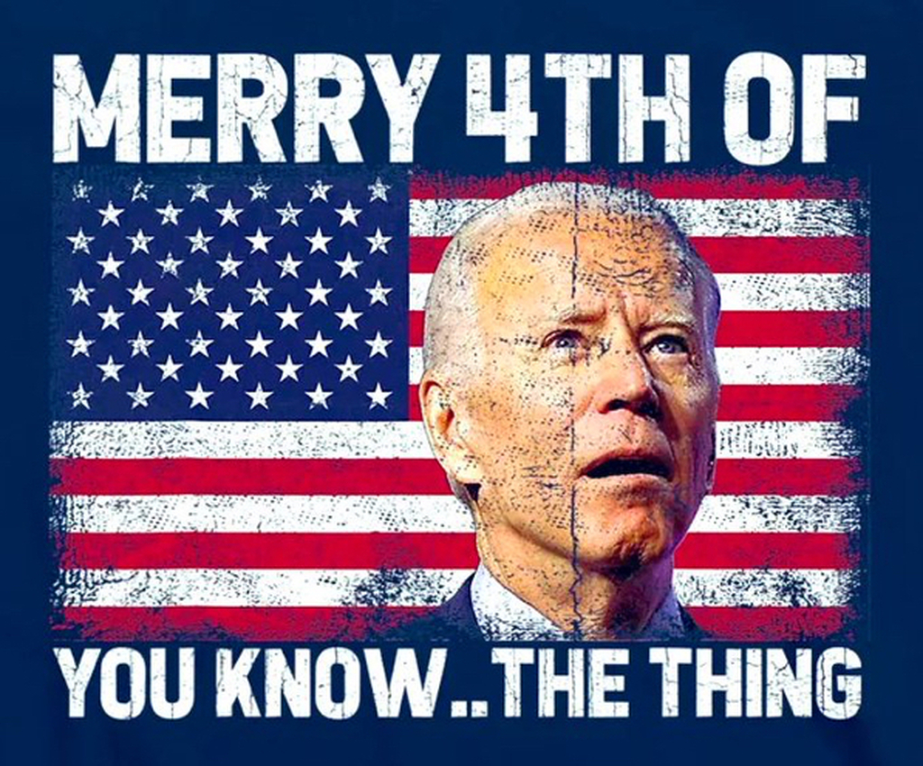 AI caption: merry 4th of you know the thing joe biden shirt, t - shirt