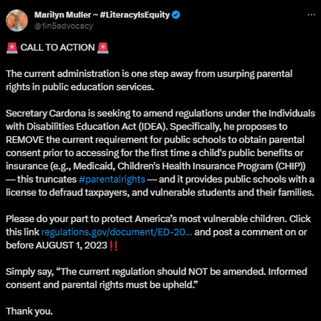 AI caption: a tweet with the message call to action, black and white