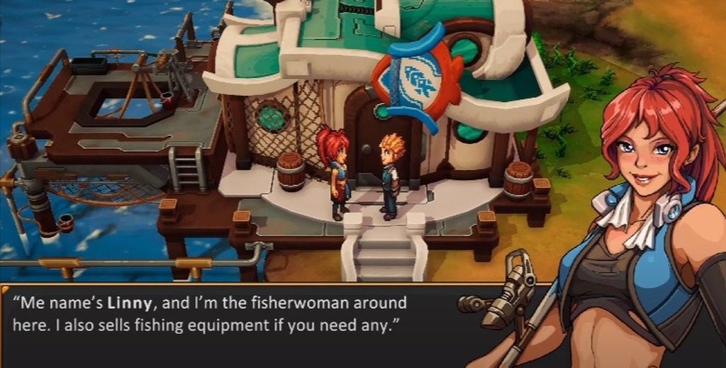 AI caption: a screenshot of a game with a woman and a man, cartoon