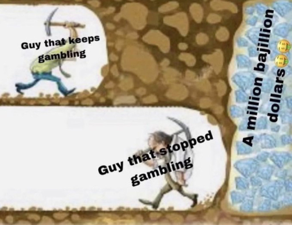 AI caption: two people are digging in the ground with a shovel, comic