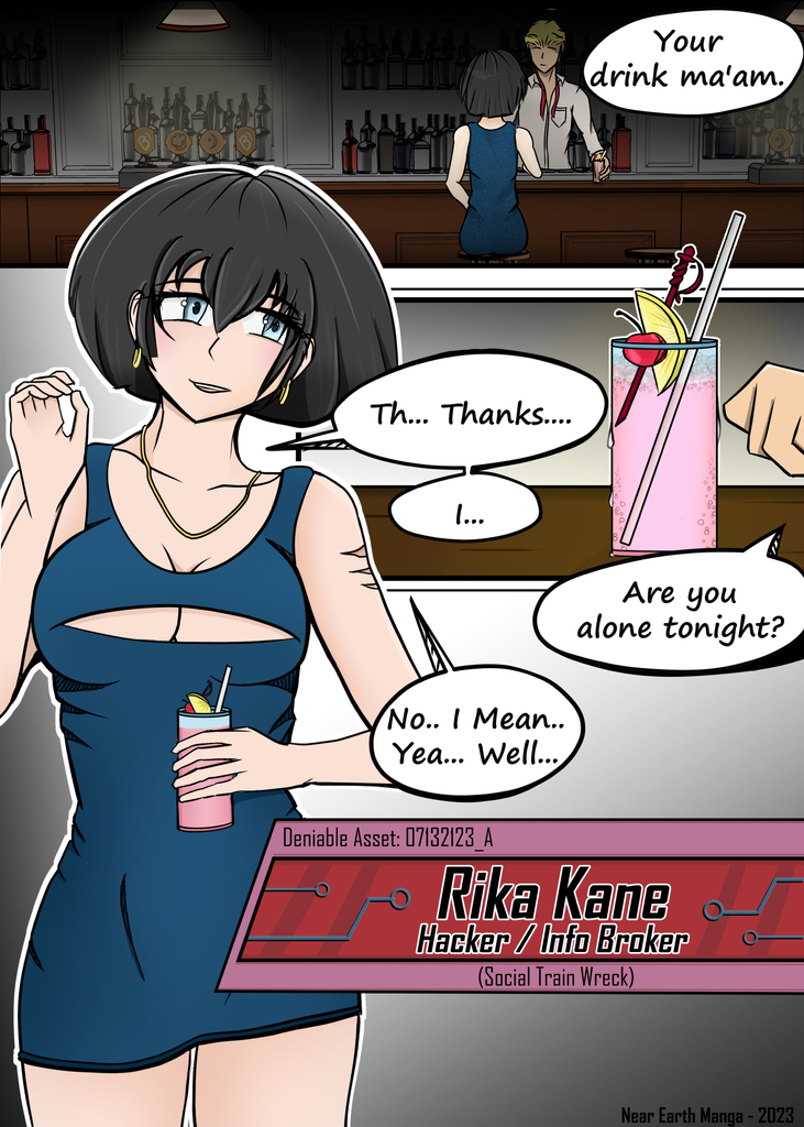 AI caption: a comic strip with a woman drinking a drink, comic