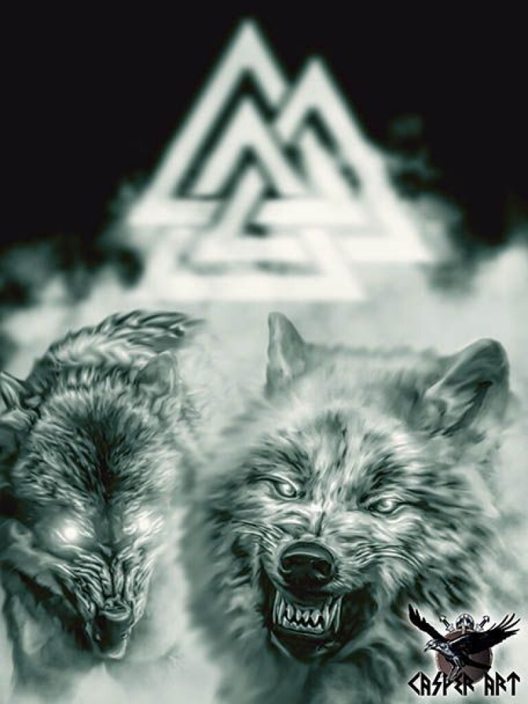 Wolves Of Odin #Pagan #Art #Mythology.