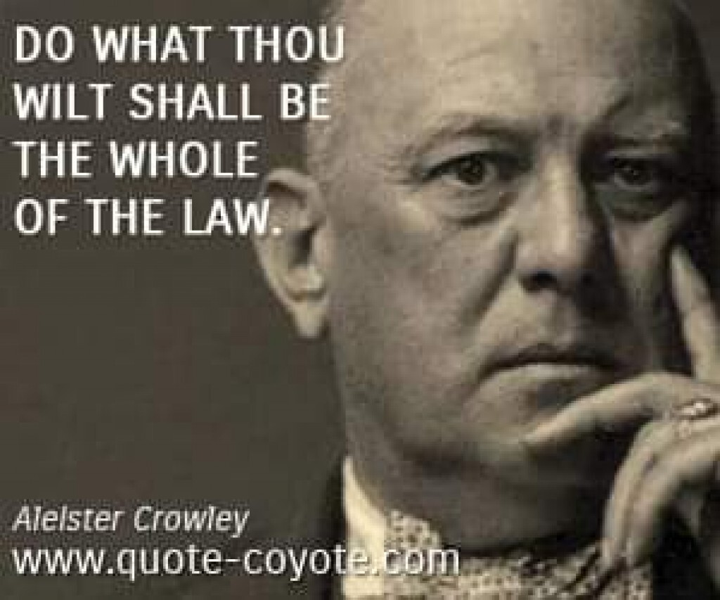 Todays popular Thought becoming The Law...Lawlessness is doing what is righ...